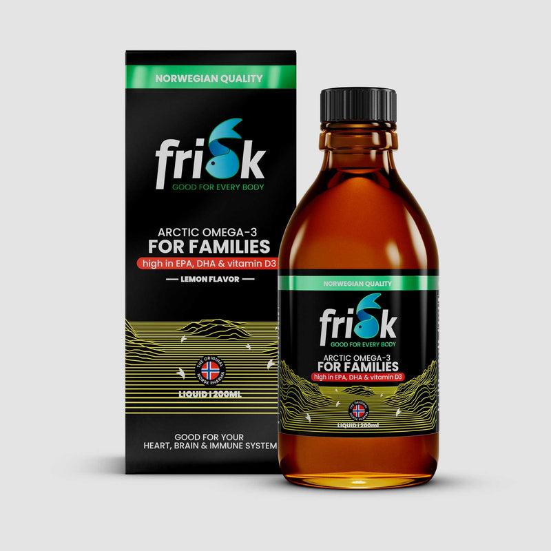 Frisk Arctic Omega-3 Lemon for families